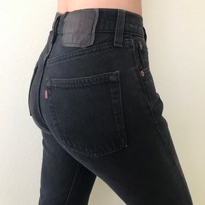 Vintage black Levi’s high waisted